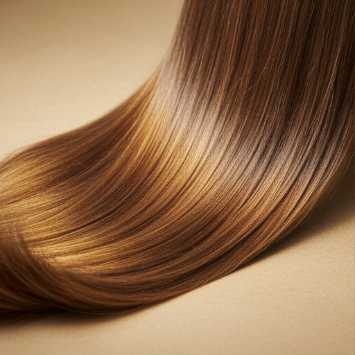 A close editorial macro of cascading hair.